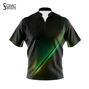 <b>Bowling</b> Jersey Uniform Names Custom Team Numbers Digital Sublimation Printing 100% Polyester - Product Image 5