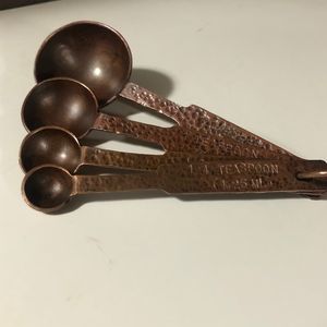 Engraved <b>Measuring</b> Spoon Set - Brown Patina - Product Image 1
