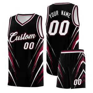 Uniforme de Baloncesto Personalizado Premium, 100% Poliéster Transpirable, Cuello en V, Sin Mangas, Sublimado, Ropa Deportiva para Equipos, OEM - Product Image 5