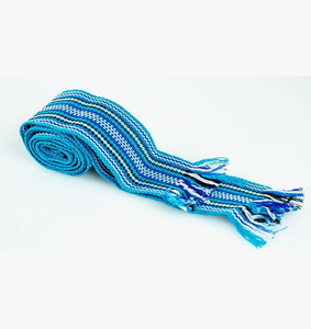 เข็มขัดลูกไม้ทอมือสไตล์ยูเครน ปรับความกว้างได้ สีแดง ลายชาติพันธุ์ สายคาดเอวสีสันสดใส สไตล์คอสแซค ของขวัญสไตล์สลาฟ - Product Image 2