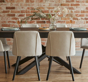 ชุดโต๊ะรับประทานอาหารไม้สักแท้สไตล์มินิมอล Osteria Giulia - Product Image 3