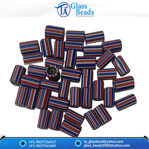 Cuentas de Vidrio Estrella Artesanales Personalizadas, Estilo Africano, Venta al por Mayor Directa de Fábrica, Cuentas Espaciadoras Sueltas a Granel - Product Image 2