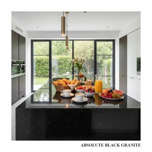 Losas de Granito Negro Premium Plus de Primera Calidad, Acabado Elegante para Espacios Residenciales, Comerciales y de Hostelería - Product Image 5