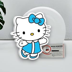 Nuevas Pestañas Magnéticas Acrílicas con Diseño de Lazo Azul, Hello Kitty, Flores y Mariposas, Ecológicas, Reutilizables, para Extensión de Pestañas - Product Image 3