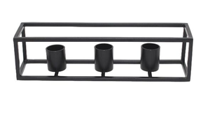 Portavelas de Metal Estilo Nórdico, Decoración de Mesa Moderna y Minimalista Escandinava, Centro de Mesa para Interiores - Product Image 6