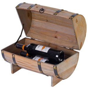 Caja de Vino de Madera de Pino de Lujo para una Sola Botella, con Tapa Deslizante, Logotipo Personalizado, Caja de Embalaje de Vino de Madera Natural Ecológica - Product Image 6