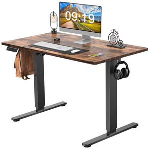 Scrivania per Computer ergonomica marrone regolabile in altezza 40 ''X 24'' scrivania da ufficio in piedi da scrivania Sit-to-Stand - Product Image 1