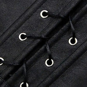 Corsé para Mujer, Nuevo Diseño, Color Sólido, con Cordones Delanteros, Estilo Fetiche y Gótico, Transpirable - Product Image 5