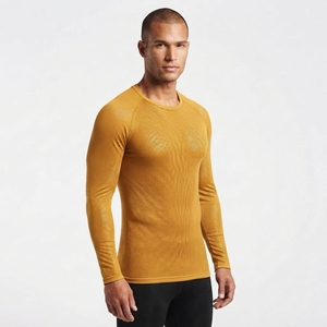 Camiseta de Compresión de Manga Larga Personalizada para Hombre, Ropa Deportiva, Entrenamiento, Capa Base, Spandex/Poliéster, Secado Rápido, OEM/ODM - Product Image 2