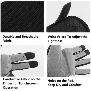 Guantes de Motocross Profesionales con Amortiguación de Impactos, Protección Completa para Dedos, Correa de Muñeca Segura, Guantes de Alto Rendimiento para Carreras - Product Image 5