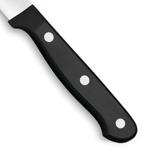 Professional 5 Inch Serrated Utility <b>Knife</b> with Black Triple Rivet Handle Stainless Steel Blade for <b>Bread</b> Fruit Tomato Vegetable - Product Image 5