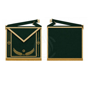 Tablier de maître maçon classique avec broderie élégante, tissu doux et coutures soignées, idéal pour les cérémonies formelles, les réunions et les événements spéciaux - Product Image 6