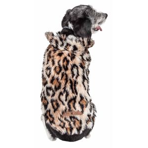 Cappotto per Cani in Pelliccia di Visone Luxe Lab Pard con Splendido Motivo Leopardato, Abbigliamento di Lusso per Animali Domestici - Product Image 3