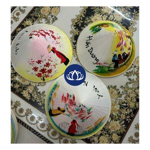 Chapeau vietnamien en feuilles de palmier, excellent rapport qualité-prix, idéal pour les costumes et la décoration suspendue - Product Image 1