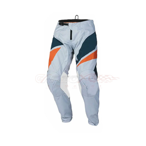 CarbonxO Apparel Motocross Jersey Men's Long Sleeve Navy Orange White Sublimation Print Breathable Outdoor Racing Gear - Product Image 2