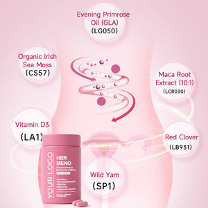 Cápsulas <span class=keywords><strong>de</strong></span> Equilibrio Hormonal 12 en 1, <span class=keywords><strong>Vitamina</strong></span> B6, <span class=keywords><strong>B12</strong></span>, Aceite <span class=keywords><strong>de</strong></span> Onagra, Apoyo para <span class=keywords><strong>la</strong></span> Perimenopausia y <span class=keywords><strong>la</strong></span> Menopausia, Suplemento Natural - Product Image 6