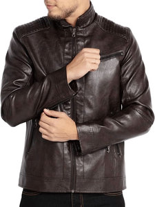 Affordable Rate Men Leather <b>Jacket</b> Lightweight Premium Quality Hot Selling Durable Material Comfortable Men Leather <b>Jacket</b> - Product Image 3