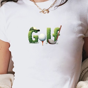 Golf avec t-shirt court mode femme imagerie créative - Product Image 3