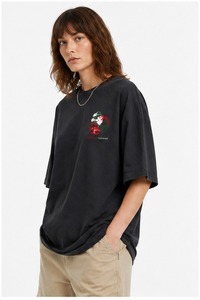 Custom Oversized Design Women's T-Shirt Dress Polyester/Cotton Solid Regular Fit <b>Butterfly</b> <b>Sleeve</b> Streetwear Embroidery Logo - Product Image 5