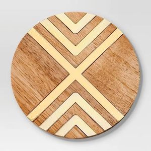 Juego de Posavasos de Resina y Madera de Lujo Hechos a Mano de la Mejor Calidad, 5 Piezas con Soporte, Color Personalizado, Forma Redonda, Duraderos, 10 mm de Grosor, Ecológicos, para Fiestas - Product Image 1