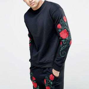 Men's Winter Plus Size Solid Casual Sweat Suit Crew Neck Joggers 100% Cotton Lightweight Anti-Bacterial Breathable for - Product Image 5
