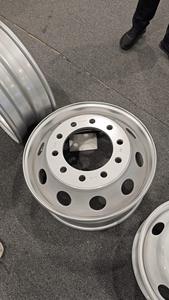Velg Truk Foton CNDE Heavy Duty Baru, Aluminium Alloy Perak 22.5inchX8.25 10 Lubang - Product Image 4