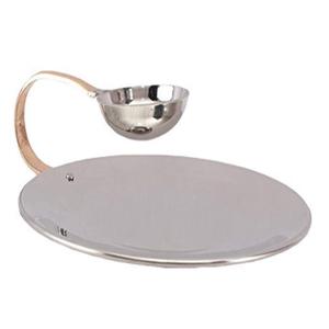 Vente en gros : Plat de service rond en acier inoxydable durable, finition cuivre poli, pour sauces, frites, événements, traiteur, restauration fine et usage domestique - Product Image 3