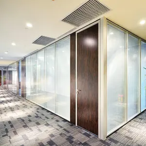 Modern Style Office Room Divider Office Glass Dividers Wall Partition Office Space Division