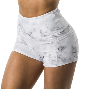 Shorts de Yoga de Cintura Alta para Mujer, 100% Algodón, Secado Rápido, Transpirables, para Deportes de Verano, Diseño Sólido, Más Vendidos - Product Image 1