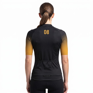 Maillot de cyclisme léger pour femme avec fermeture éclair, maillot de vélo de route imprimé par sublimation pour femme - Product Image 2