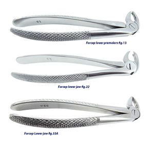Kit de forceps d'extraction dentaire manuels en acier inoxydable - Ensemble d'instruments dentaires réutilisables pour l'extraction dentaire par Grip Surgical - Product Image 3
