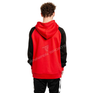 Sweat à capuche brodé pour homme, deux couleurs, 100% coton molletonné, manches longues, respirant, séchage rapide - Product Image 6