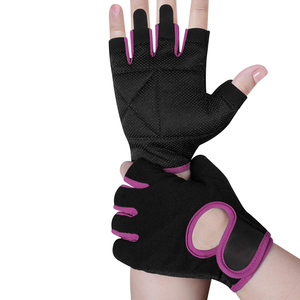 Customized Logo Neoprene Half Finger Weightlifting Gloves for Unisex Gym Use-Lightweight Non-Slip Breathable - Product Image 2