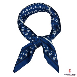 High Quality Printed Short <b>Scarf</b> Fabric Custom Logo White Label OEM ODM Textile Manufacturer Private Label Export - Product Image 3