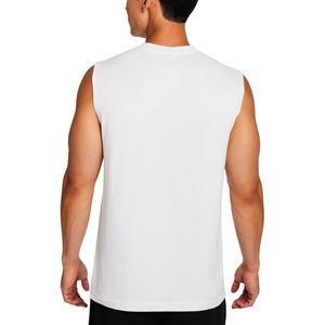 Débardeur Homme Sans Manches T-shirt Gilet de Sport Broderie Vierge Couleur Unie Musculation Fitness Entraînement Athlétique Vêtement de Sport Homme - Product Image 3