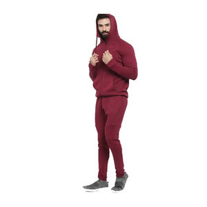 Conjunto Deportivo Personalizado para Hombre, Sudadera con Cremallera y Pantalones Jogger, Traje de Dos Piezas, Resistente al Viento, Ecológico, Clásico, Informal - Product Image 4