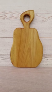 Planche à découper et bloc de découpe en bois de teck à grain traversant, écologique, faite à la main, avec trou de suspension, Khadim Handicrafts, épaisseur 1,5 cm - Product Image 2