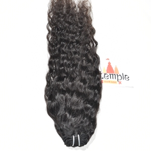 Extensiones de Cabello Humano Virgen Remy Indio, Ondulado Profundo, Doble Trama, Puntas Completas, Cabello a Granel, Color Negro Natural, 100g - Product Image 5
