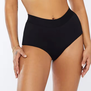 Wholesale <b>Women's</b> Seamless Breathable High <b>Stretch</b> Fabric High Waist Athletic Gym <b>Shorts</b> Quick Dry Eco-Friendly Polyester/Cotton - Product Image 3