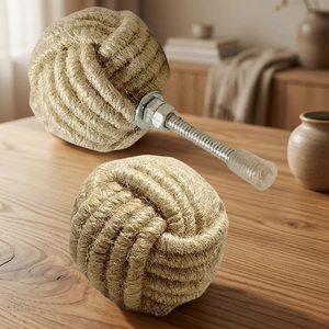 Brass Modern Round Eco-Friendly Cabinet Knob Handle for Drawer Door Home Office <b>Bathroom</b> Living Room Furniture - Product Image 5