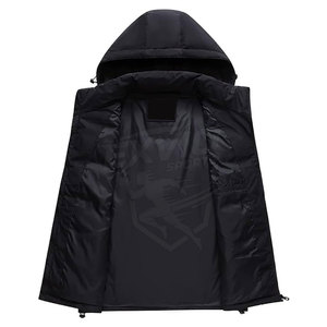 Veste sans manches à bulles sur mesure fabriquée en usine pour hommes, taille plus, respirante, écologique, veste d'hiver - Product Image 3