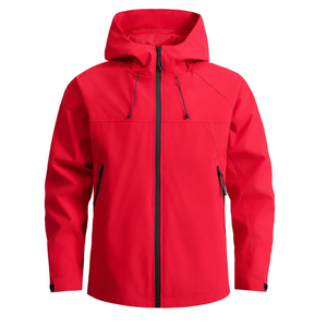 Custom <b>Men</b> Hooded <b>Jacket</b> Lightweight Waterproof Windbreaker Outdoor <b>Utility</b> <b>Jacket</b> Casual Streetwear Style For Unisex - Product Image 5