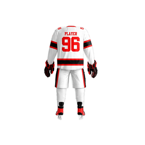 Uniforme de hockey sur glace personnalisé pour équipe masculine, double face, sublimation OEM, réversible, produits en promotion. - Product Image 2