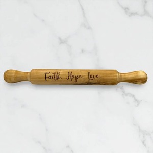 Wooden Designer <b>Rolling</b> <b>Pin</b> for Home Kitchen Use Stylish Premium Tool for Restaurants Hotels and Event Meal Preparation - Product Image 4