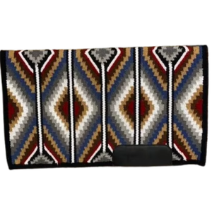 Couverture de selle de cheval occidentale en laine, tapis de selle personnalisé, équipement d'équitation en gros, fournisseur exportateur - Product Image 1