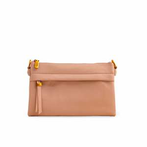 Bolso de noche formal rosa para mujer P36363 con correas para los hombros - Product Image 3