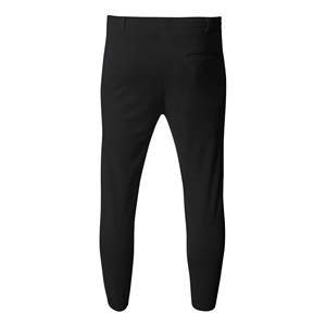 Men Casual Baseball Pants Button Detail Colored <b>Drawstring</b> Closure-Engineered for Sports Training Airflow Comfort Easy Motion - Product Image 4