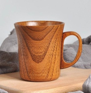 Taza de Madera Estilo Americano Hecha a Mano, Ecológica, de Gran Capacidad, Marca Creative APEX ALIGN, Segura para Agua Hirviendo, Ideal para Regalo - Product Image 1