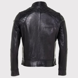 Classic Black <b>Leather</b> <b>Jacket</b> for <b>Men</b> - Product Image 2