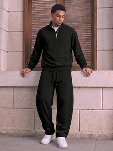 Survêtement en polaire pour homme avec logo personnalisé, vêtements de sport d'hiver de haute performance - Product Image 1